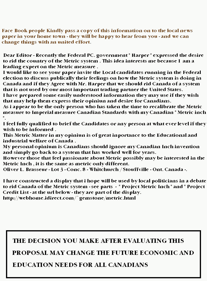 Open Letter to Press